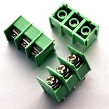 Free shipping 10pcs KF7.62-3P 20A 300V 7.62mm pitch connector pcb screw terminal block connector 3pin