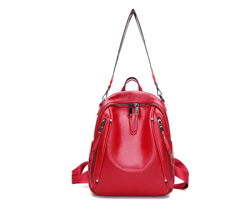 Многофункциональный Противоугонный дизайн женский рюкзак натуральная кожа женский рюкзак роскошный дизайн дорожная сумка для девочек школьные сумки