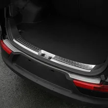 2011 – 2015 KIA Sportage R high quality rear door sill plate / bumper protector, 304 brushed stainless steel