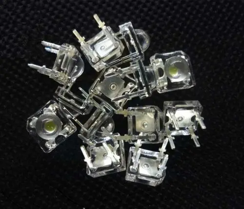 10 шт. 5 мм F5 Piranha светодиодная белая супер яркая светоизлучающая Диодная круглая