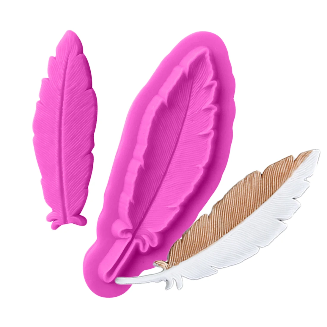 

Hot Sale Birds Feathers Chocolate DIY Fondant Cake Decorating Tools Lace Border Silicone Mold Kitchen Baking Stensils