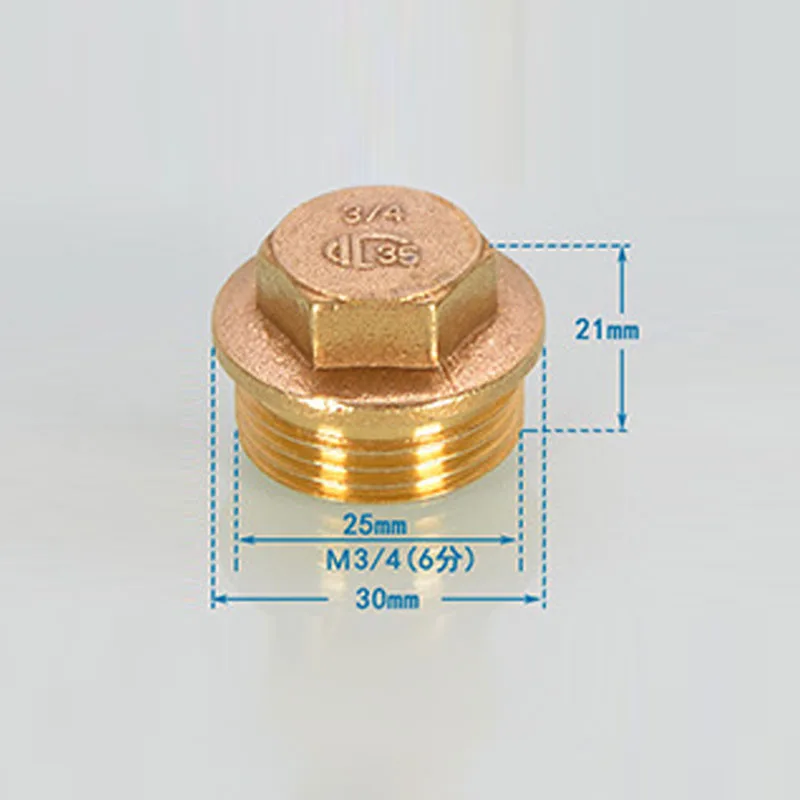 WASOURLF Male adapter 3/4 male thread End Cap accessories|Фитинги для труб| |