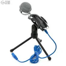 SF-922 профессиональный конденсаторный микрофон 3,5 мм проводной микрофон студия с подставкой Mikrofon для компьютера Настольный ПК караоке