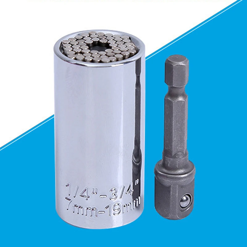 Universal Socket 2 Piece/Set Universal Adjustable Torque Ratchet Socket