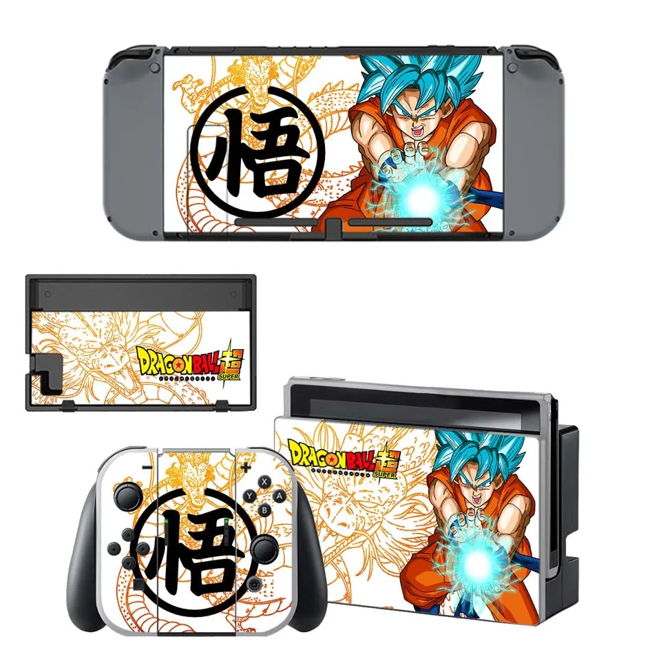 

Dargon Ball Vinyl Skin Decals Sticker Wrap for Nintendo Switch Console Joy-Con Controller Dock Stickers