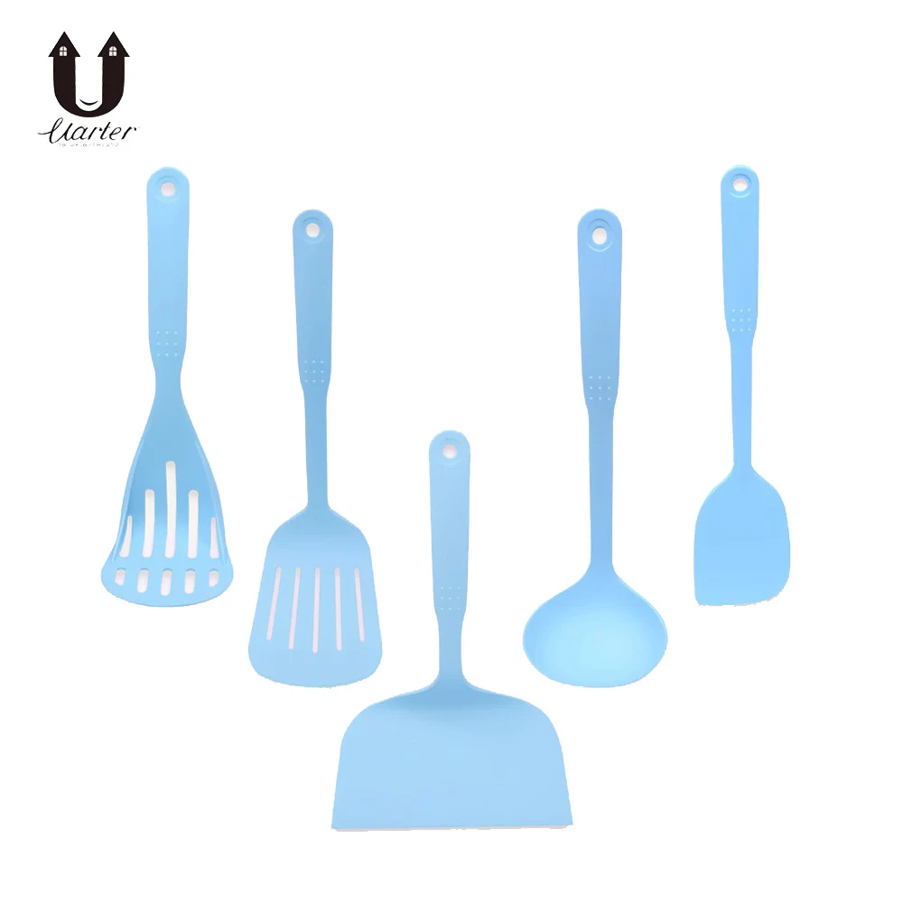 UARTER 5PCS Silicone Cooking Tool High Quality In Hygienic Solid Coating Kitchen Utensils Sets UARTER 5PCS Silicone Cooking Tool High Quality In Hygienic Solid Coating Kitchen Utensils Sets