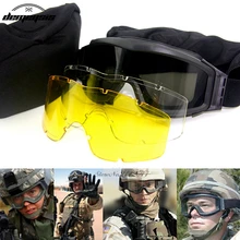 Black Tan Green Airsoft Tactical Goggles USMC Tactical Sunglasses Glasses Army Airsoft Paintball Goggles