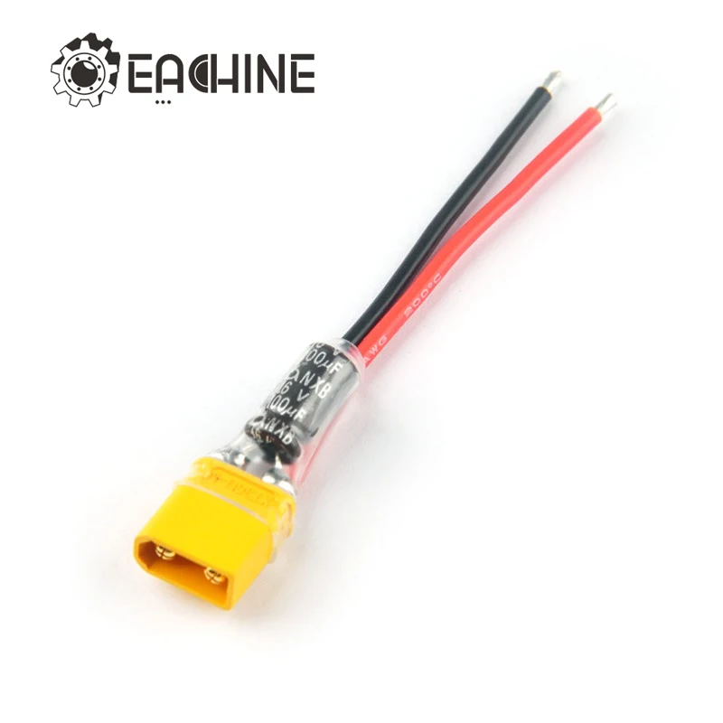 Eachine RedDevil 105 мм FPV гоночный Дрон запасная часть XT30 вилка Pigtail силовой провод с 100F