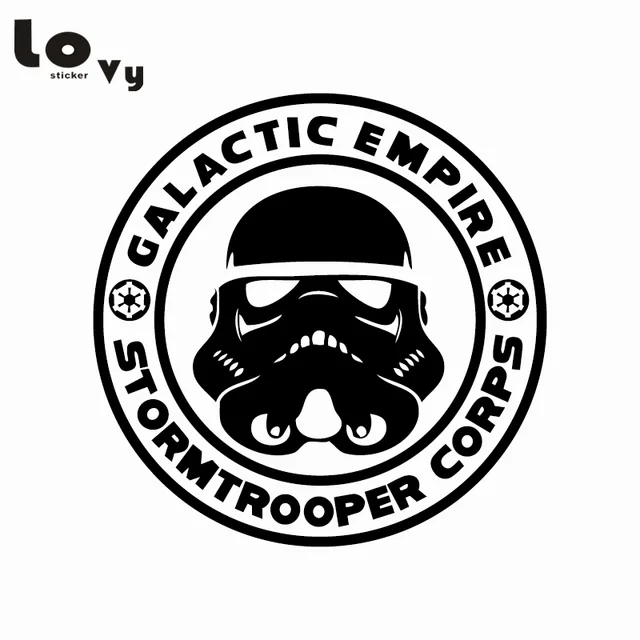 Classic Film Star Wars Car Sticker Stormtrooper Decorative Empire Vinyl