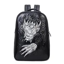 Женский рюкзак новейший стильный крутой черный из искусственной кожи рюкзак с принтом дракона женский Лидер продаж женская сумка Быстрая