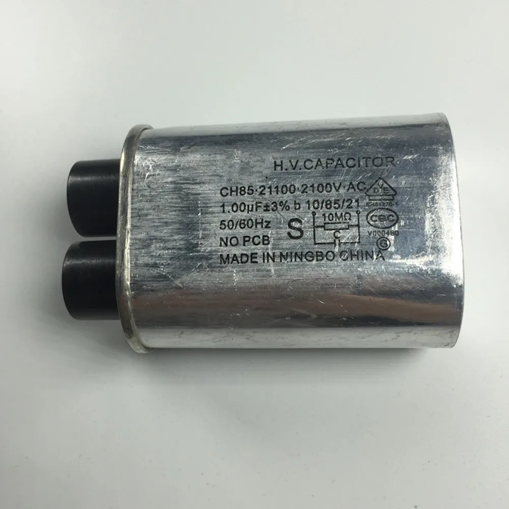 1x capacitor de alta tensão para forno de micro-ondas 1.0uf para galaxy anz midea panasonic lg