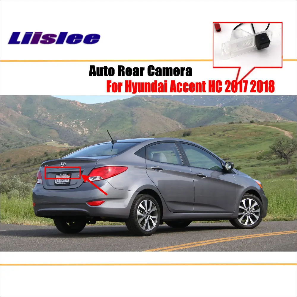 Камера заднего вида Liislee для Hyundai Accent HC / Solaris Verna RV 2017 2018/камера парковки/камера