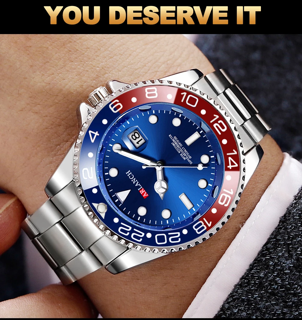 Мужские роскошные часы, брендовые, Rolexable, водонепроницаемые, модные, простые, аналоговые, кварцевые наручные часы, браслет из нержавеющей стали, часы Relogio