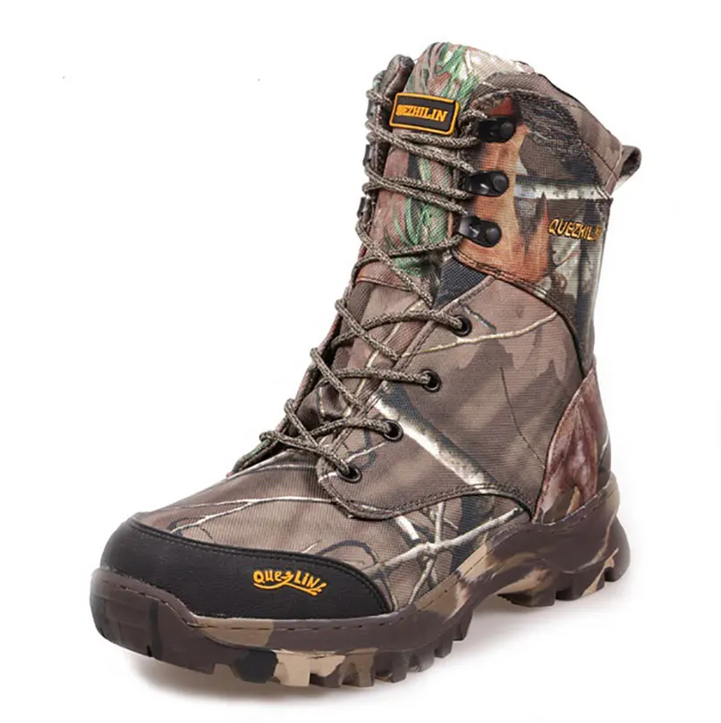 Camo Hunting Boots Realtree AP Camouflage Snow Boots Waterproof,Outdoor