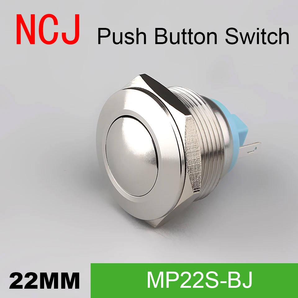 Металлический кнопочный переключатель NCJ 22 мм IP67 самонастройка 5 А|Выключатели| |