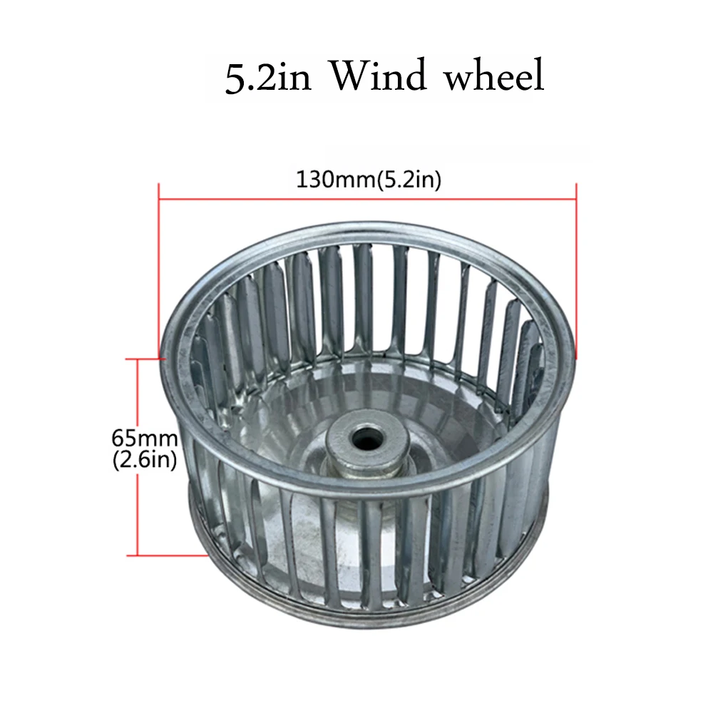 

130mm (5.2in) multi Wing centrifugal High Pressure Wind Wheel of Wind Wheel, Fan impeller