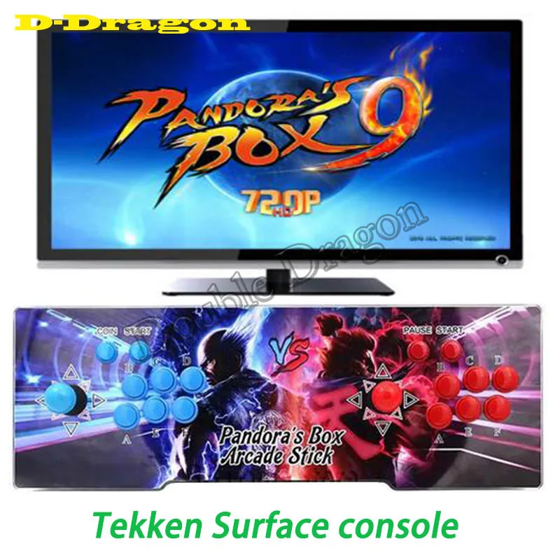 Pandora box 9 Ретро видео аркадная игра консоли с игры 1500 В 1 выход VGA HDMI и 8 кнопок
