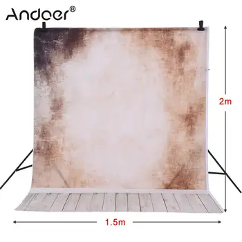 

Andoer 1.5 * 2m Photography Background Backdrop Wall Wooden Floor Pattern for Children Kids Baby Photo Studio Portrait Shooting