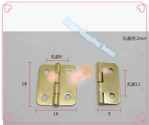 

Hinges for wooden wine box & decorative scopper hinge furniture antique mini hinges 18x16x0.5mm
