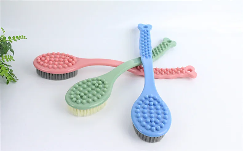 New Product Can be Used for Hanging Bath Brush Long Handle Bath Brush Simple Bath Adult Massage Back Bath Brush Bathroom Accessories (6)