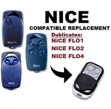 High quality and favorable price! NICE FLO1 FLO2 FLO 4 4channel 433.92MHZ, NICE garage door remote control free shipping