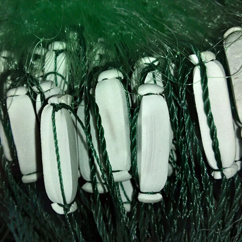 H3m*L100M quality new cast net fish trap three layer sticky fishing net china pesca fishing network gill net Fishing tools