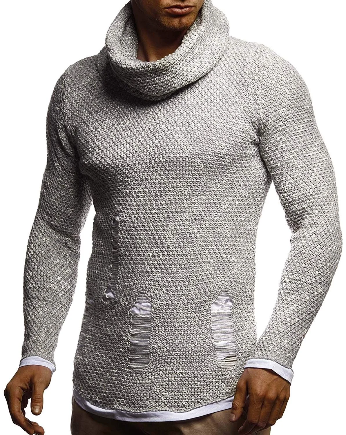 Men's Sweater Knitted Shawl Turtleneck Sweater Pullover Winter Hip Hop Streetwear Long Sleeve Fashion High Quality Man's Sweater Men's Sweater Knitted Shawl Turtleneck Sweater Pullover Winter Hip Hop Streetwear Long Sleeve Fashion High Quality Man's Sweater