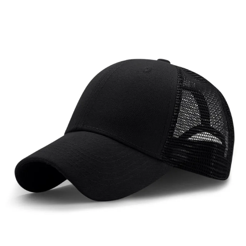 [AETRENDS] летние спортивные сетчатые бейсболки для мужчин или женщин, уличные дышащие кепки Snapback Bone, Z-6273 - Цвет: Black