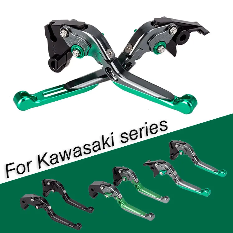 

Motorcycle CNC Aluminum Alloy Adjustable Folding Extendable Brake Clutch Levers For kawasaki z1000 z800 zx-6r z750 z900 z1000sx