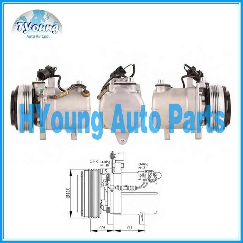 Для BMW E36 компрессор кондиционера для авто Seiko Seiki SS 96D2 SS96SD1 64528385715 64528391474 64528395474