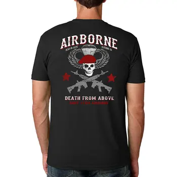 

2019 New Summer Cool Tee Shirt Dead Or Alive Clothing Airborne ARMY 173RD AIRBORNE Cotton Crew Short Sleeve Shirt Funny T-shirt