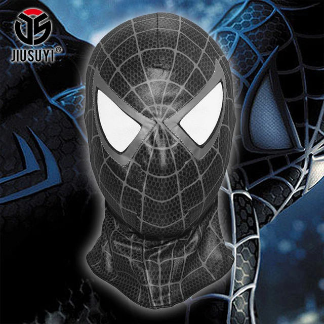 the amazing spider man black spider balaclava venom cosplay costume