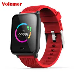 Volemer Q9 Smartwatch IP67 спортивные для Android/IOS с монитор сердечного ритма крови Давление функции Шагомер Смарт-часы Для мужчин