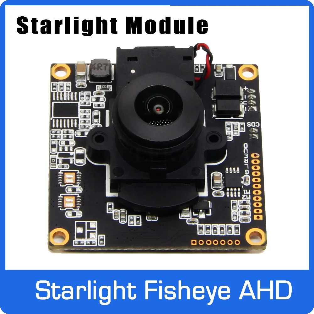 

Starlight 1080P AHD Camera Panorama Module Board Horizon 170 degree with Fisheye Lens use SONY IMX307 Sensor Free Shipping