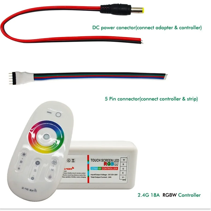 DC12V) Светодиодная лента с usb-питанием 5050 SMD RGBW/RGBWW Водонепроницаемый/не Водонепроницаемый+ 2,4G RF контроллер+ Мощность адаптер Комплект 5, 10 м, 15 м, 20 м