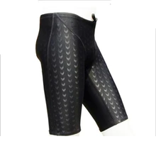 Профессиональные качественные мужские плавки с акулой кожи, одежда для плавания, брендовый однотонный купальник, женские укороченные брюки больших размеров XL-4XL