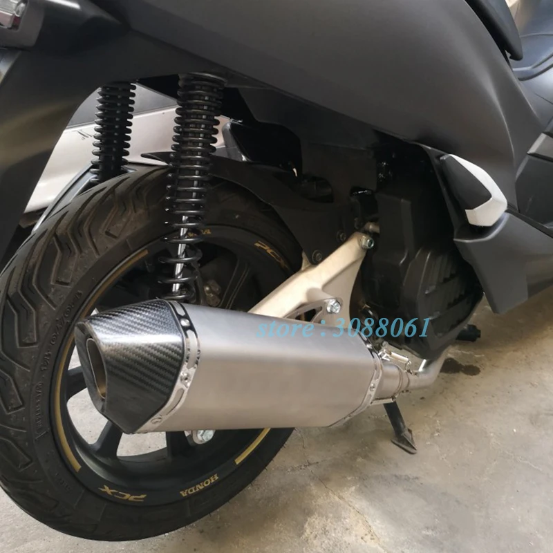 Слипоны для Honda PCX 125 2017 18 2019 PCX150 мотоцикл Akrapovic выхлопной Escape скутер передняя