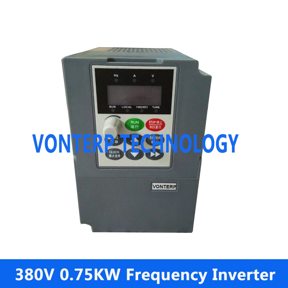 

3 phase 380V 0.75KW AC Drive (frequency converter/inverter) MINI Type