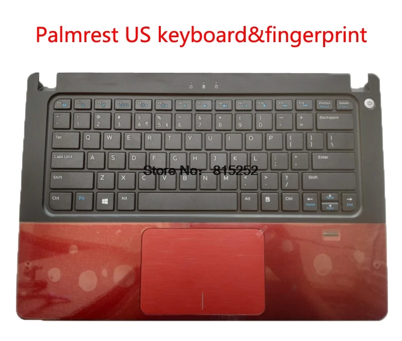 Ноутбук Palmrest для DELL для Vostro 5460 5470 5480 056M9X 0Y3X62 Y3X62 053JW1 53JW1 0VDCHK 06PDJY 6PDJY с клавиатурой - Цвет: US finger 0VDCHK