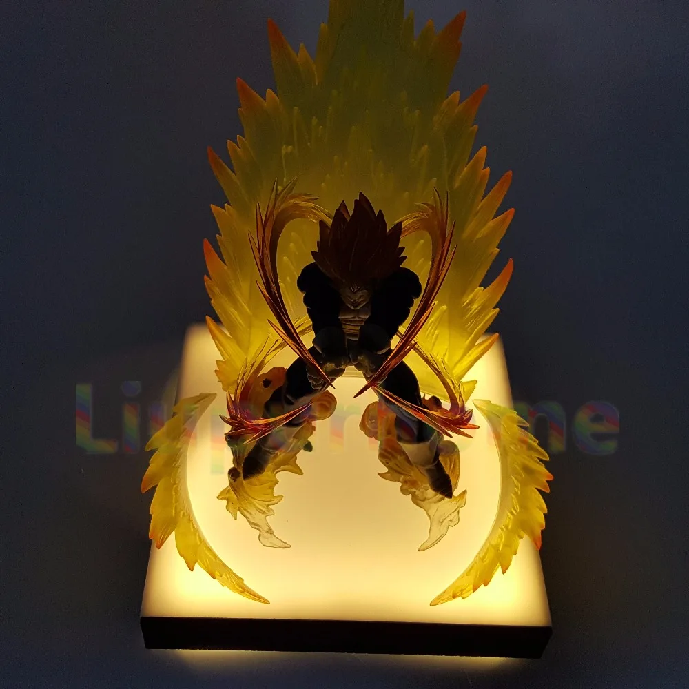 Dragon Ball Z Вегета Мощность до DIY светодиодные лампы База Dragon Ball Супер Son Goku светодиодные лампы luces navidad Lampara LED