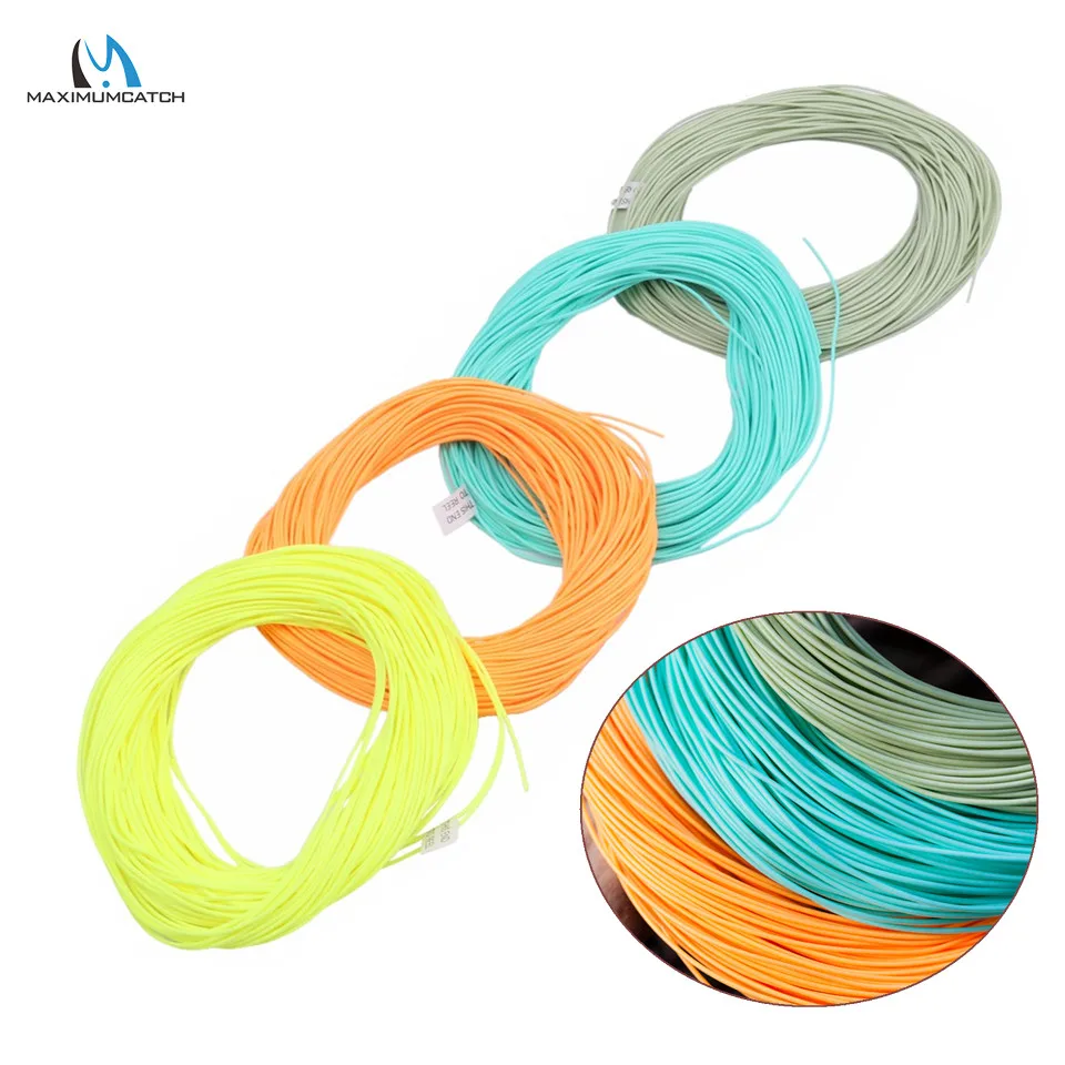 Maximumcatch 100FT Weight Forward Floating Fly Line 2/3/4/5/6/7/8/wt ...