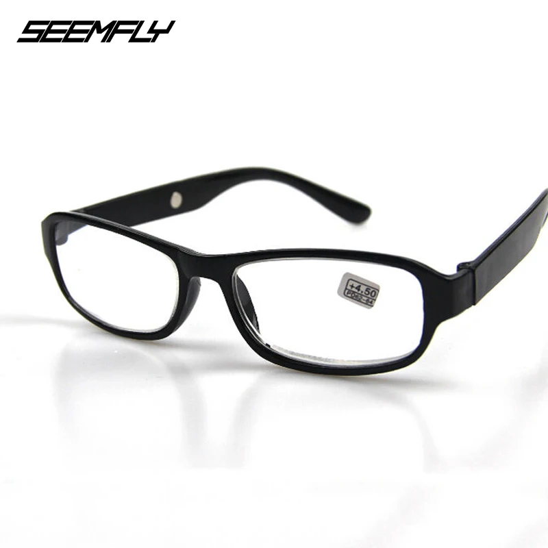 

Seemfly Resin Reading Glasses High Diopter Presbyopic Eyewear Men Women Ultralight Hyperopia Eyeglasses Prescription +1.0 to+6.0