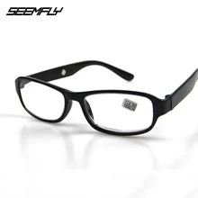 Seemfly resina óculos de leitura alta diopter presbiopia eyewear homem mulher ultraleve hyperopia prescrição + 1.0 a 6.0
