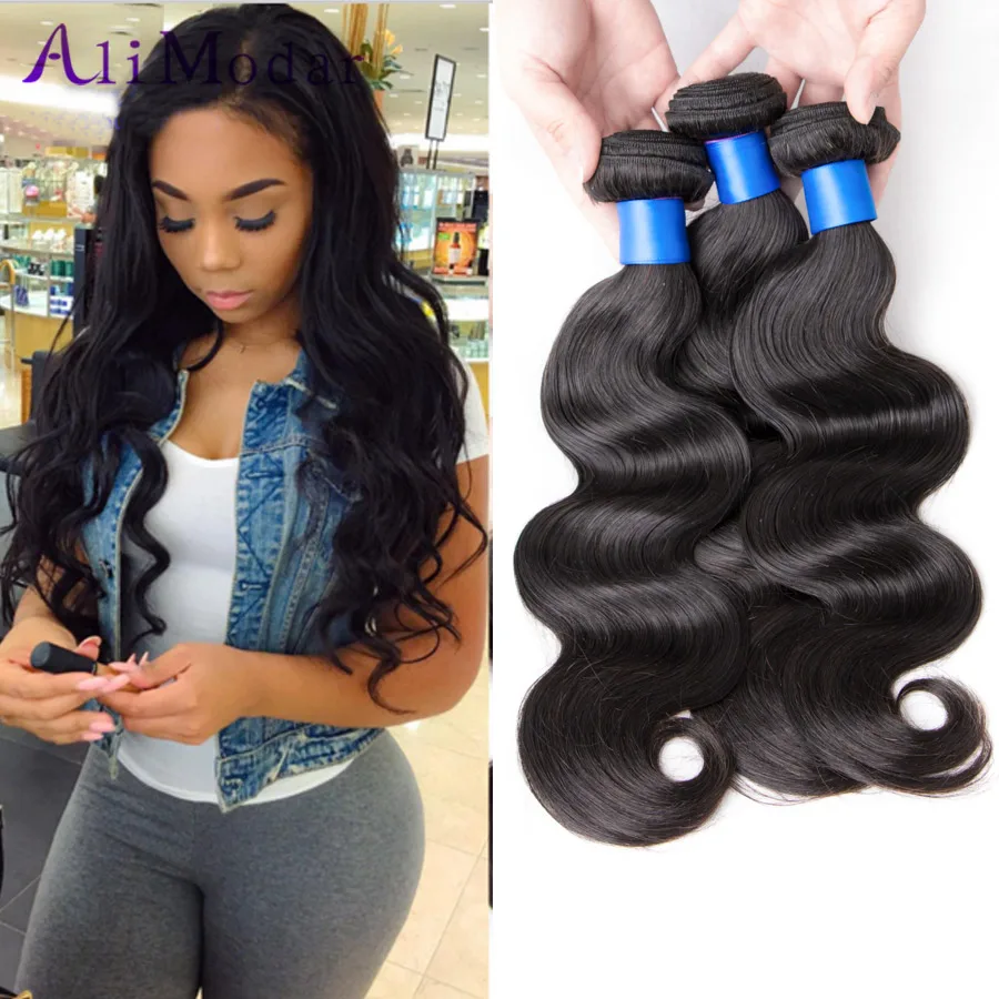 

7A Mink Brazilian Hair Cheap Brazilian Body Wave 1B 3 Bundles Alimoda Brazilian Body Wave Virgin Hair Human Hair Weave Sale