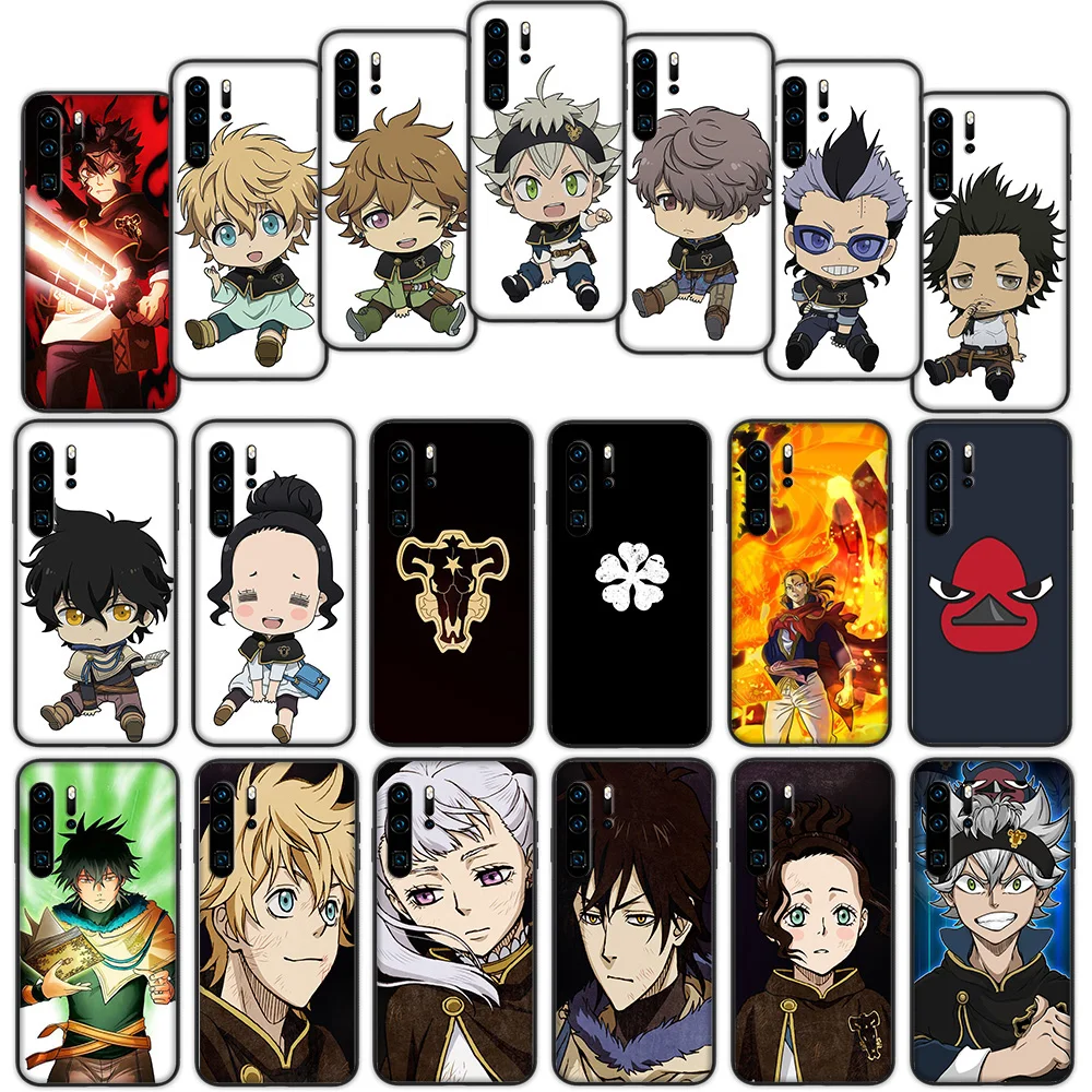 

Black Clover Soft Cover Case for Huawei P30 P20 P10 Lite Pro P Smart 2019