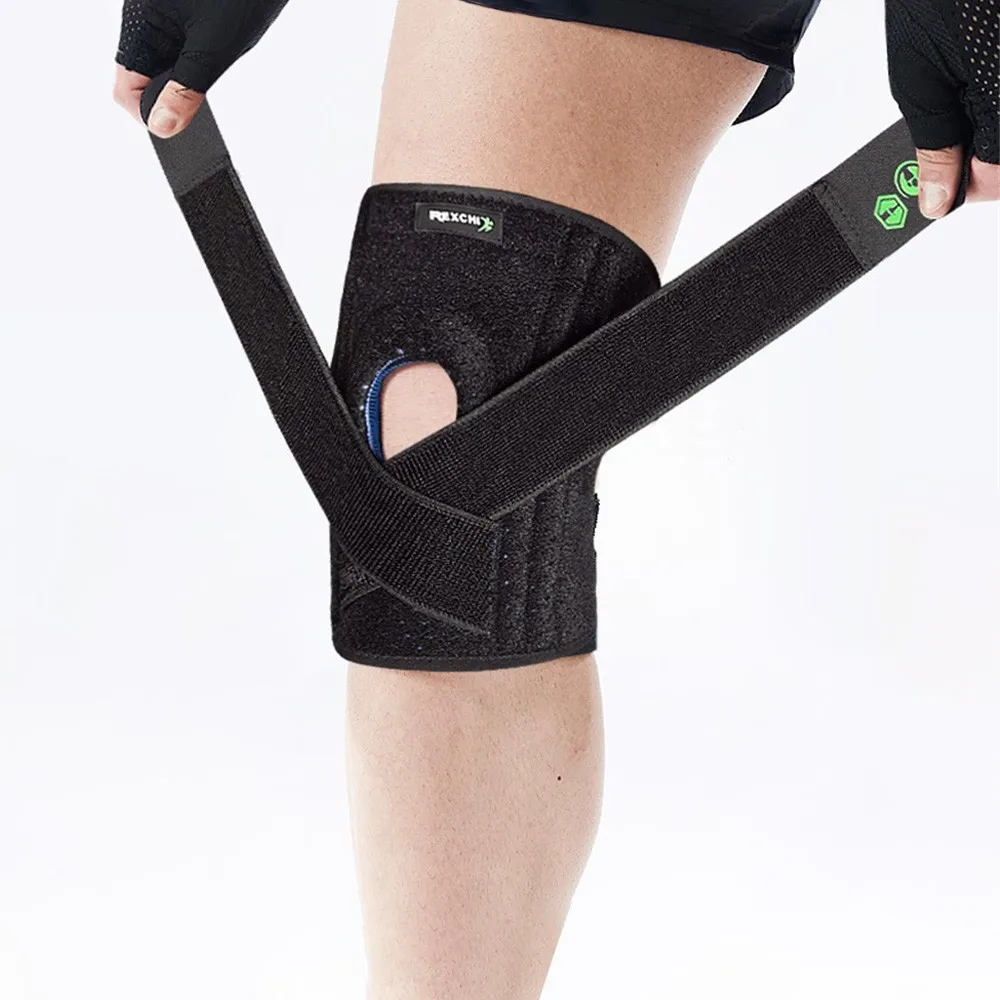 

1pc Knee Support Elastic Knee Pad Professional Silicone Kneepad Anti-skid Breathable Sports Safety For Outdoor Activities