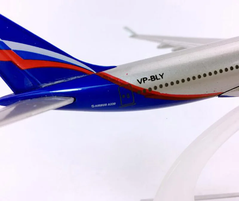 1:400 Air Россия самолет Airbus A330-200 модель с основанием 16 см сплав самолет коллекционный дисплей игрушка модель Коллекция