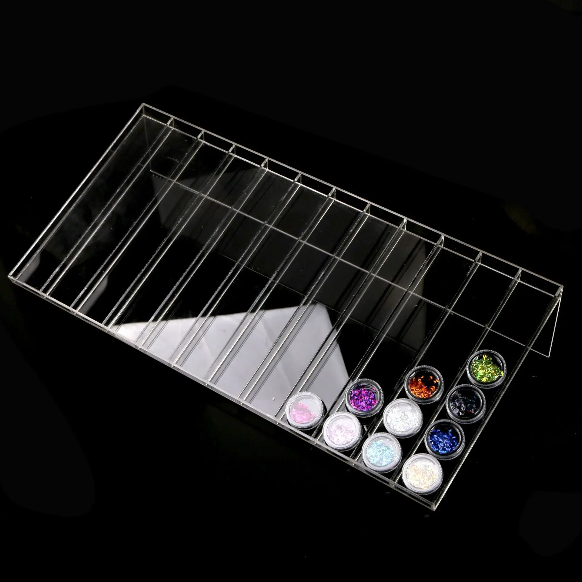 

NEW Nail Polish Organizer Wall Nail Tips Display Board Nail Art Display Board Display Acrylic Transparent Stereo Color Card