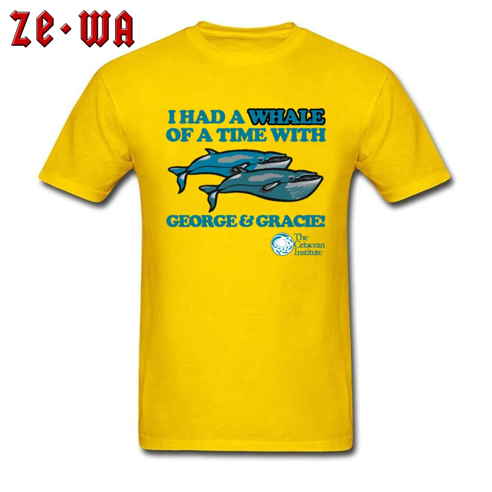 Custom George and Gracie O Neck T Shirt April FOOL DAY T Shirt Short Sleeve for Men Prevailing 100% Cotton Printed Top T-shirts George and Gracie yellow