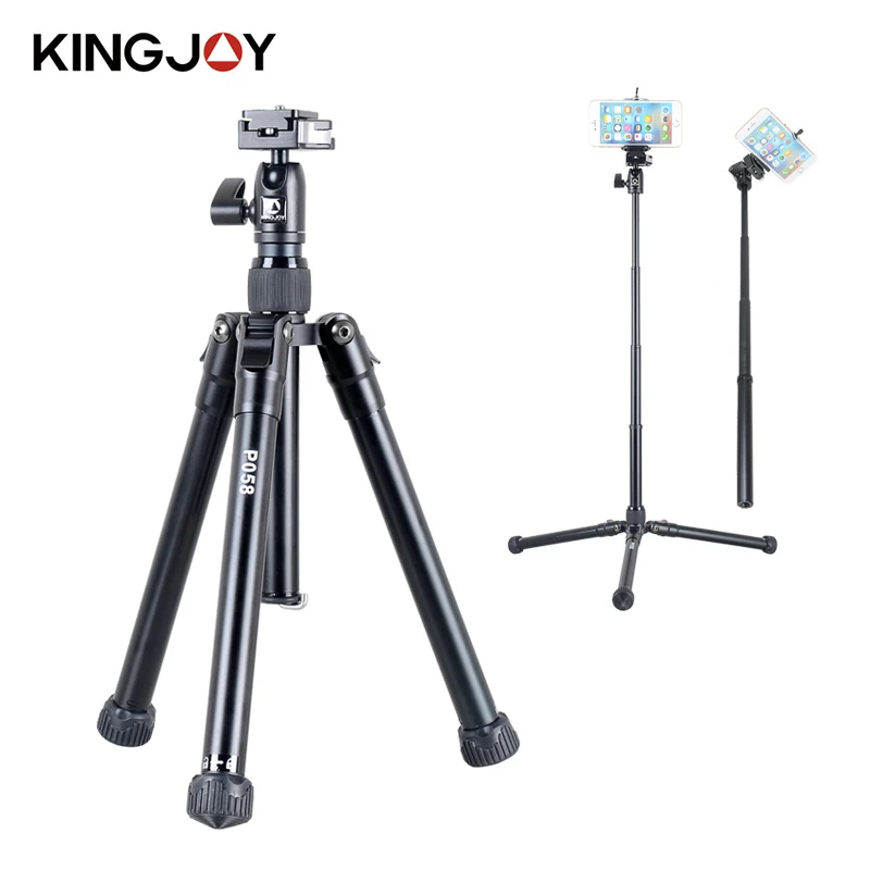 

KINGJOY Tripod For Phone DSLR Digital Camera Stand Monopod Tripode para movil lightweight gorillapod Flexible Mini camera Tripod